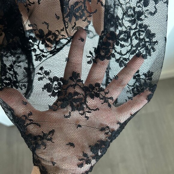 Vintage Strapless Lace Dress - Picture 6 of 12